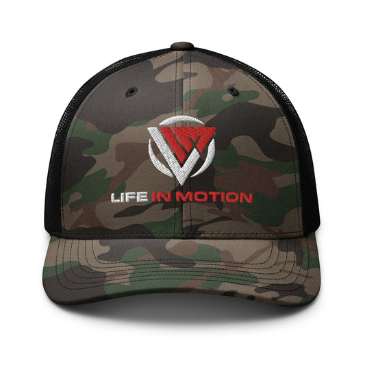 Camouflage trucker hat