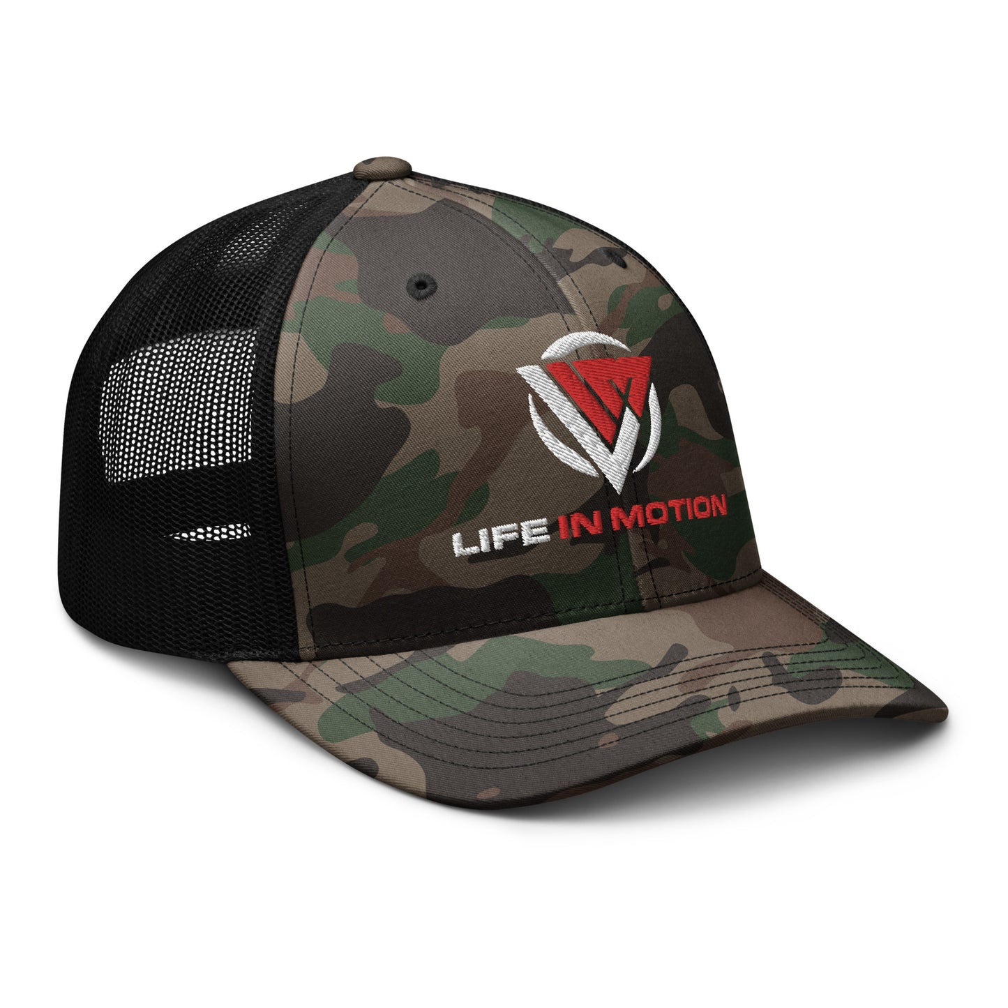 Camouflage trucker hat