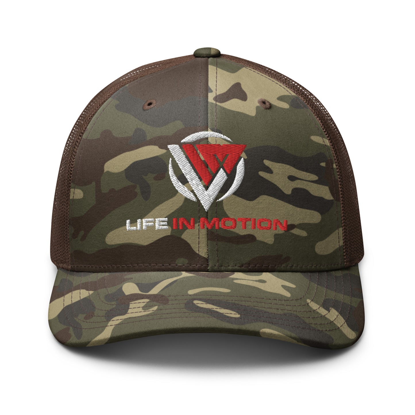 Camouflage trucker hat